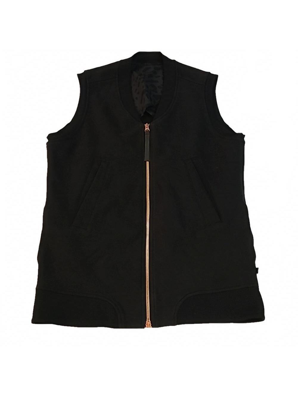 #178 Lululemon full zip vest Rose Gold Zipper size 4 j171